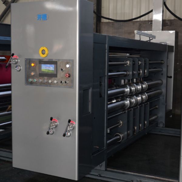 Automated 4 Colours Corrugated Carton Flexo Printing Machine Slotting Die Cutting