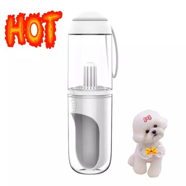Amazon Nice Quality Durable Fashion 2 In 1 Pet Dog Water Bottle Portable Pet