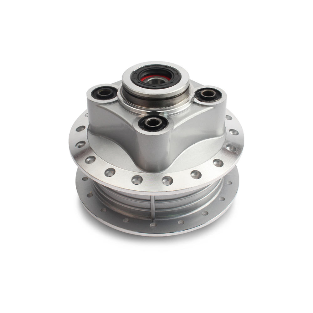 Honda CG125 CG150 CG200 Rear Wheel Hub Assembly With Aluminum Alloy And Polishing