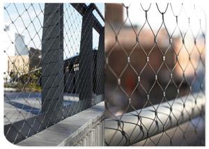 Wholesale Decorative Type Wire Rope Mesh Railing Fence Stainless Steel Ferruled from china suppliers
