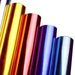 Gold Color PET Stamping Foil for Plastics Glass Metallic Products