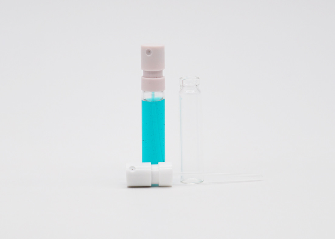 Plastic Sprayer Perfume Tester Bottle Mini 1ml 2ml Glass