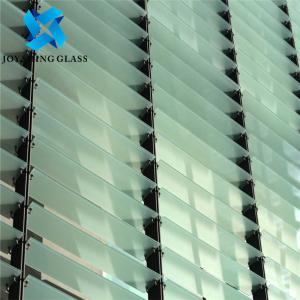 Wholesale Adjustment Flat Louver Glass Blade Customized Size CE Certificate from china suppliers
