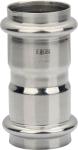 Rust Resistant Stainless Steel Press Fittings Straight Coupling Environment