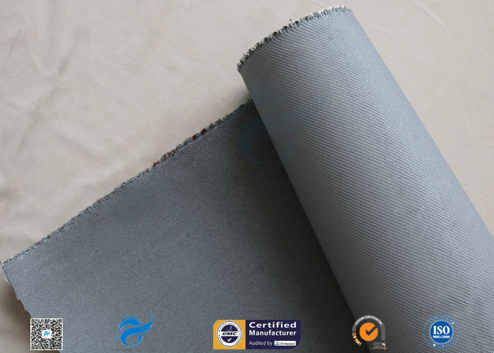 1600gsm Grey Thermal Welding Blanket Materials Silicone Coated Fiberglass Fabric