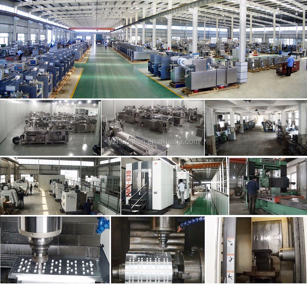 food aluminum plastic packaging contact lens pack candy blister packing machine
