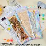 Holographic Mylar Bags Resealable Mylar Bags Packaging Bags For Food Storage