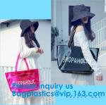 Beautiful Plastic PVC Beach Bag Clear Travel Cosmetic Bags, Fashion Clear PVC