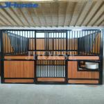 V Yoke Window Sliding Door 14ft Horse Stall Fronts Infilled Bamboo