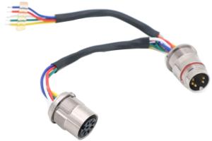 Wholesale 8 Pin Aisg Connector Assemble Female To Male Type For Ret Control Cable from china suppliers