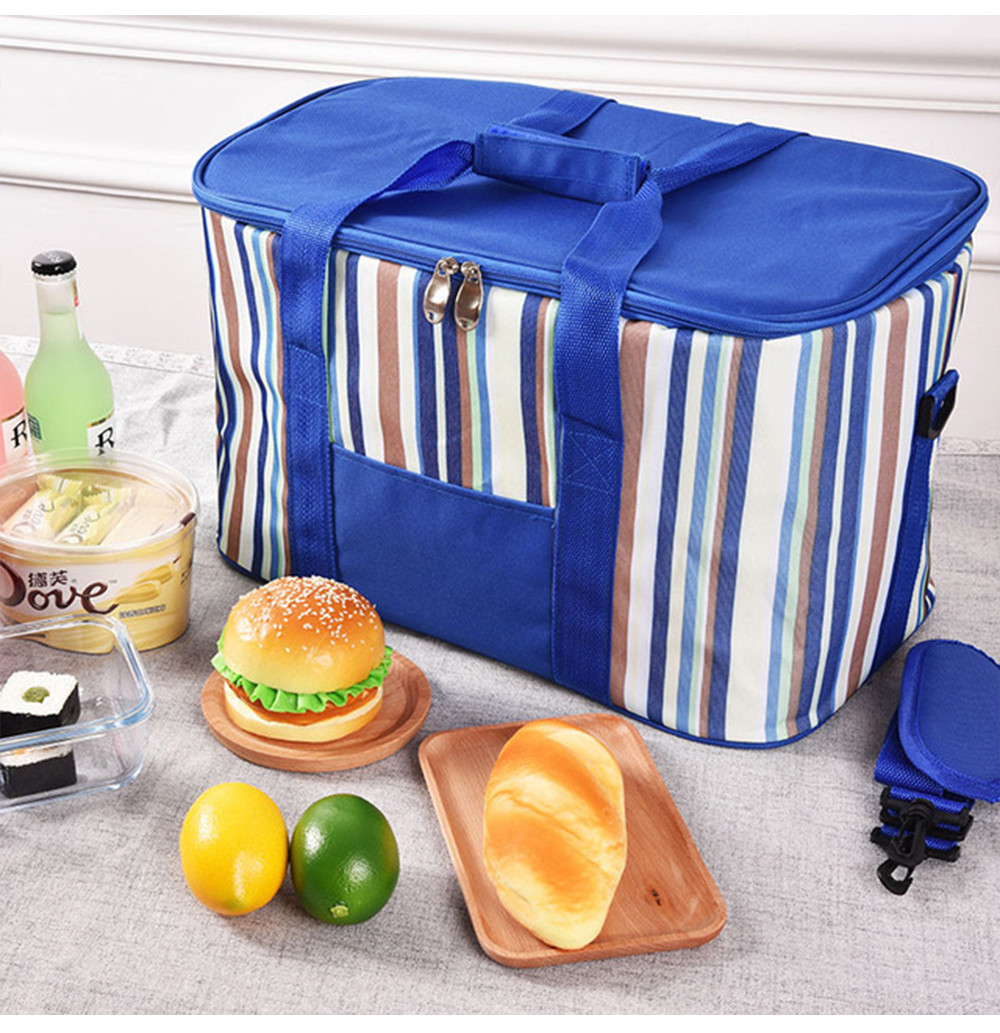 Thermal Cooler Large Insulated Freezer Lunch Bag for Food Delivery