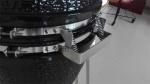 Solo Style 24 Inch Kamado Grill 61cm Blue Charcoal Ceramic Nylon Wheels