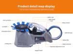 Automatic Kraft Tape Machine 25w , Electric Shipping Tape Dispenser CE