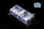 2- Gang British Standard Metal Electrical Conduit Box With PVC , Conduit Switch