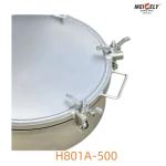 Welding Type Stainless Steel H801A-500 Manhole Cover For Tank Truck