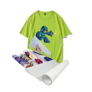Wholesale T-Shirt Heat Transfer Printing Vinyl Pet Film 30cm Dtf Paper Sticker Film from china suppliers