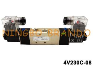 Wholesale AirTAC Type PT1/4 4V230C-08 Solenoid Valve 220V AC 24V DC 5/3 Way from china suppliers