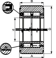 Wholesale Rolling Mill Bearings: Counter Rollers for Metal Flattening Machines -- Two Row Cylindrical Roller Bearings NNUP55140A-2Z from china suppliers