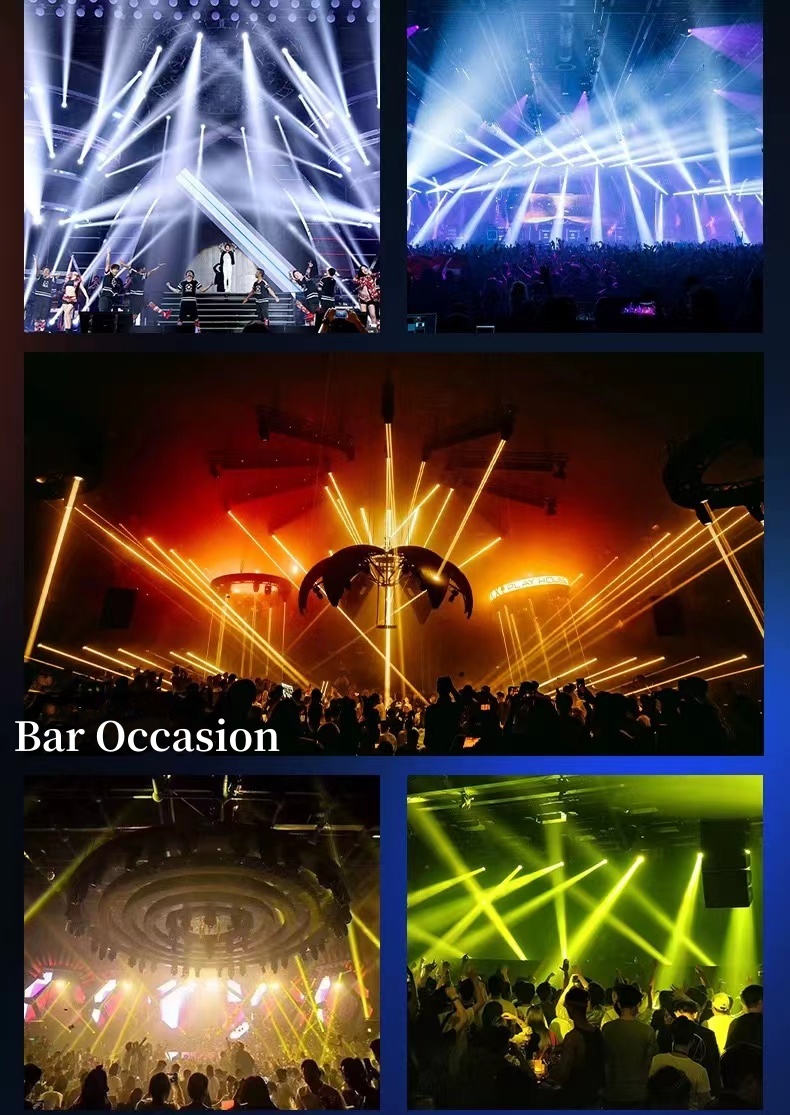 Rgbw 8 Colors Beam Moving Head Lights Dmx Control 4 KG 150W For Dj Party