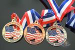 Die Cast Or Die Struck Pickleball USA Award Medals For Kids / Decorative Metal