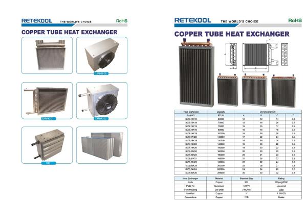 canada market Water to Air Heat Exchanger for Hot Water Coil Outdoor Wood