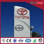 outdoor 4s shop vacuum forming 3d illuminated advertising car logo