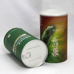 Wholesale SGS Food Grade Cylinder Paper Composite Cans for Flower Tea , Fruit Tea And Coffee from china suppliers