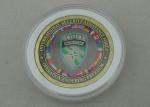 2.0 Inch ISAF NATO OTAN Personalized Coins By Die Casting And Gold Plating