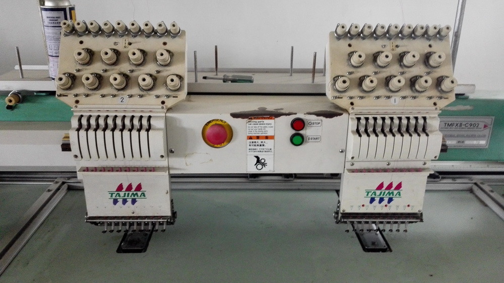 Used Tajima Computerized Embroidery Machine TMFXII-C902 500 x 680mm
