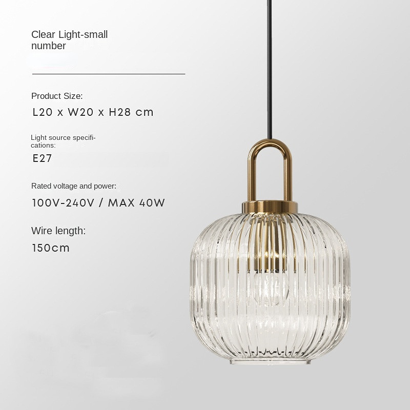 Mid century pendant light retro design glass lampRestaurant Hotel Simple Decorative Light(WH-AP-602)