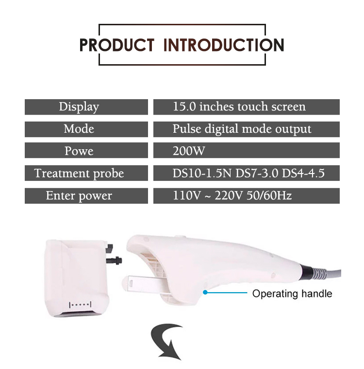 DS39 Personal Care 4D HIFU Beauty Machine Face Lifting Anti Aging