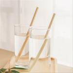 20cm Green Bamboo Straws Organic Straws Customized Logo Party Wedding