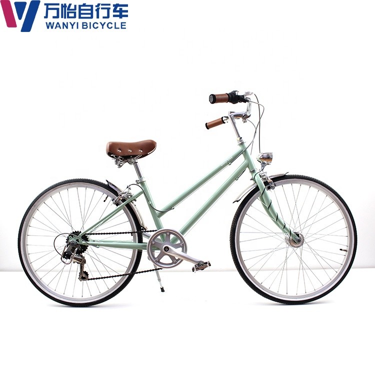 24 Inch Women'S Beach Cruiser Bike With Gears Six Speed