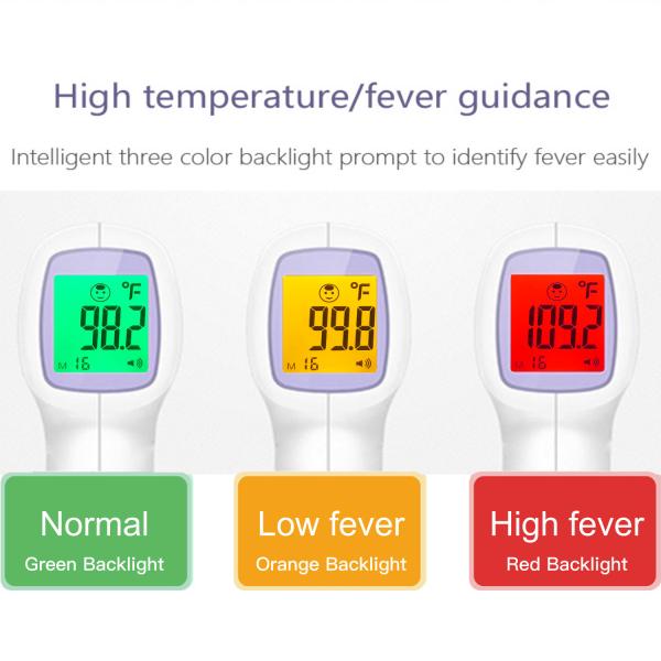 Adult / Baby Non Contact Infrared Thermometer 3-5cm Measuring Distance LCD