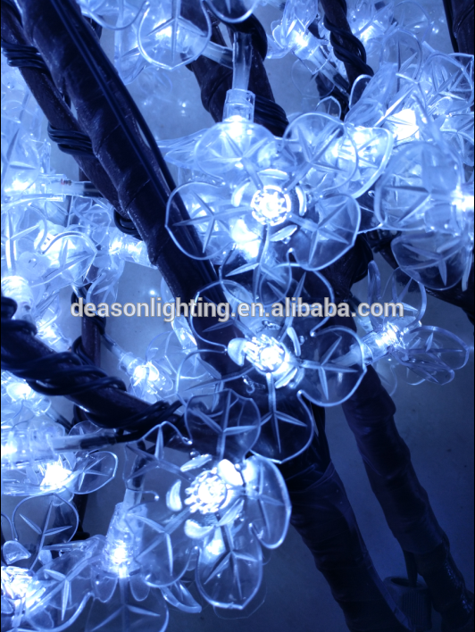 artificial lighted trees