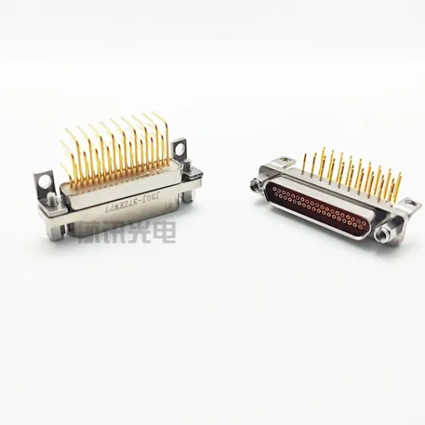 Rectangular Connector J30j-37zkw-J Bent Pin 37 Core.