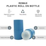 50ml Plastic Roll On Bottle Fantastic Deep Blue For Body Care