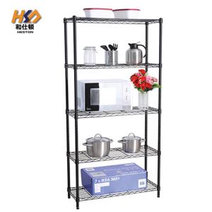 Wholesale 50kgs 1500mm 500MM 4 Tier Chrome Heavy Duty Metal Wire Shelving Unitfor Kitchen from china suppliers