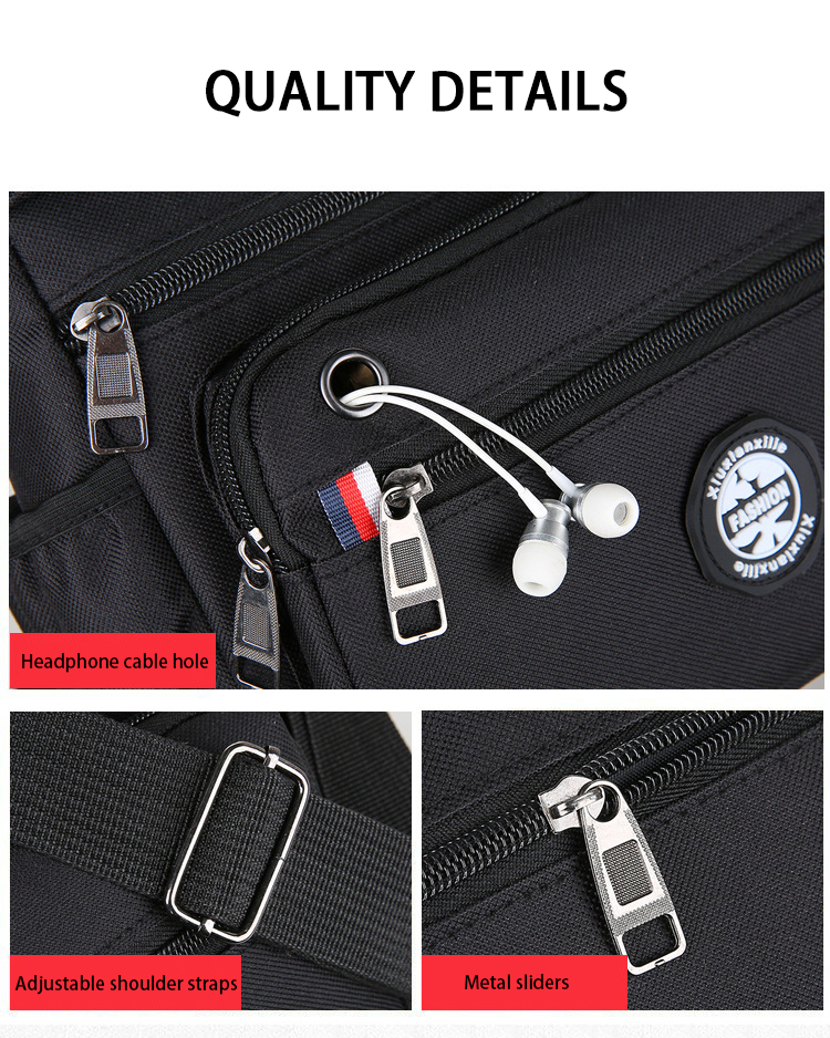 Sympathy Casual Men's Messenger Bags Shoulder Sling Bags High Capacity