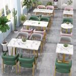 Leather Hotel Restaurant Furniture Marble Art Modern Booth Seating