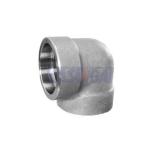 High Pressure Threaded 90° Elbow ASME B16.11 Stainless Steel Socket Weld