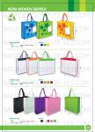 fashion tote pp nonwoven tote bag Logo printed shopping laminated non woven bag