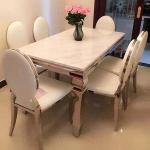Wholesale Simplicity Family Dining Table Set Multi Seat European Style Dining Set from china suppliers