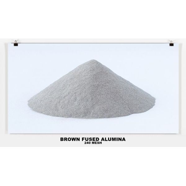 85%-90% Brown Fused Aluminum Oxide Grit Blast Media Fine Sandblasting Media
