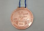 Zinc Heat Transfer Printing Ribbon Die Cast Medals With Logo Customized