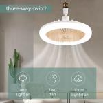 LED Aromatherapy Fan Light Bedroom Dining Room Ceiling Fan Light Lighting + Fan