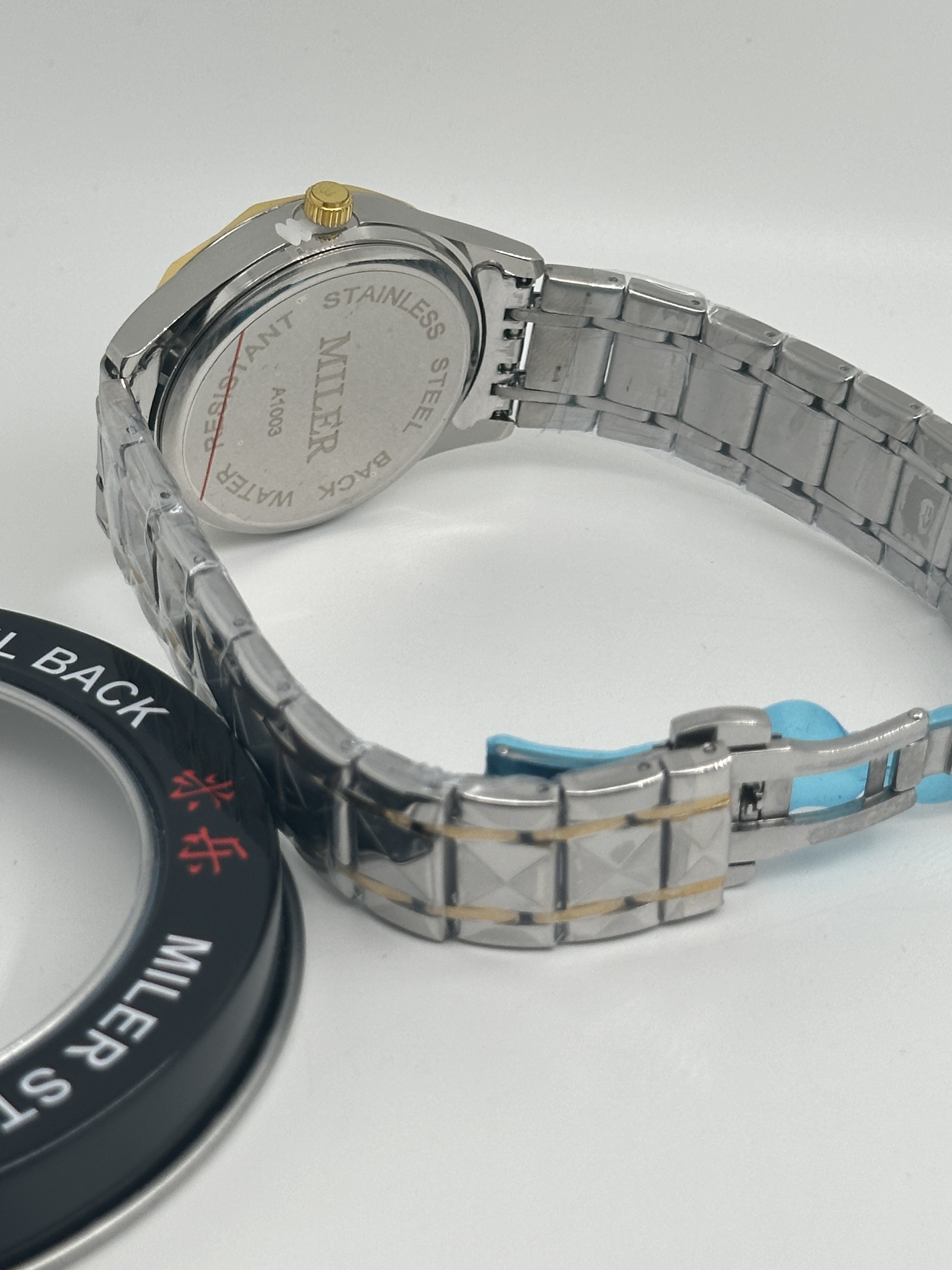 ML-1003 quartz wrist watch Waterproof Watches Luminous Stainless Steel Watches