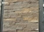 Coffee Limestone Interior Cultured Stone Wall Cladding Corrosion Resistance