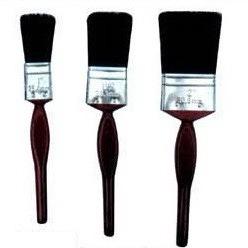 China OEM Black China Bristle Paint Brush Plastic Handle Black Bristle Brush on sale