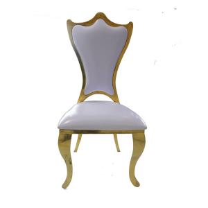 Wholesale Wedding Crown Royal Chair Event Bride And Groom Chairs OEM Synthetic Leather from china suppliers